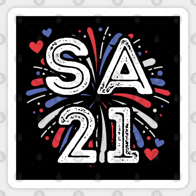 SA 21 Sticker by pako-valor